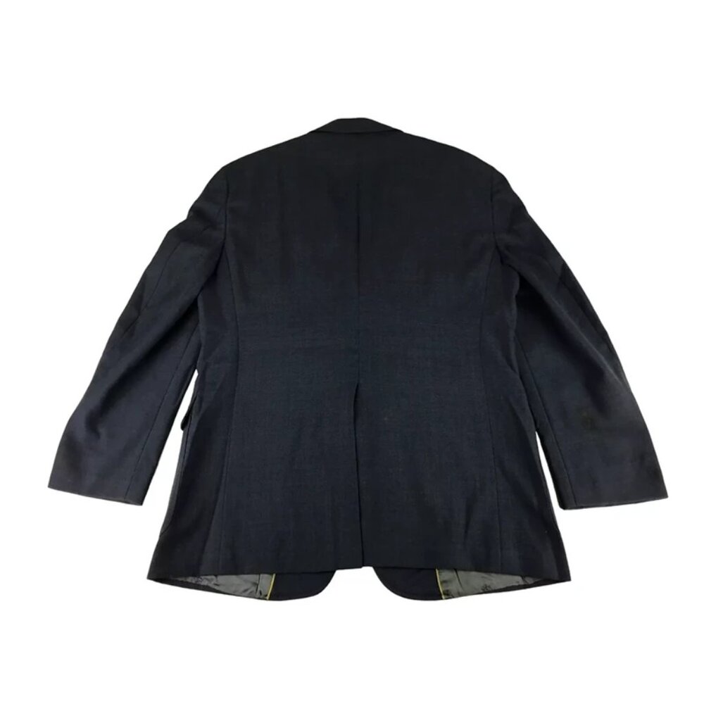 Austin Reed Mens Blue Inner Pockets Long Sleeve Collared Blazer Jacket Size L - Picture 9 of 10